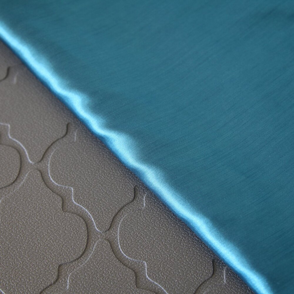 Teal Polyester Table Cloth - Picture 6 of 15